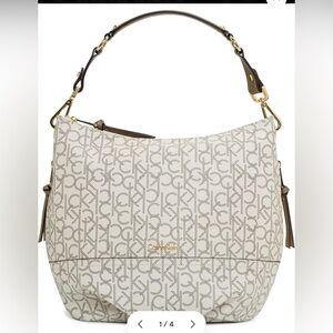 Calvin Klein “Hudson” Monogram Hobo